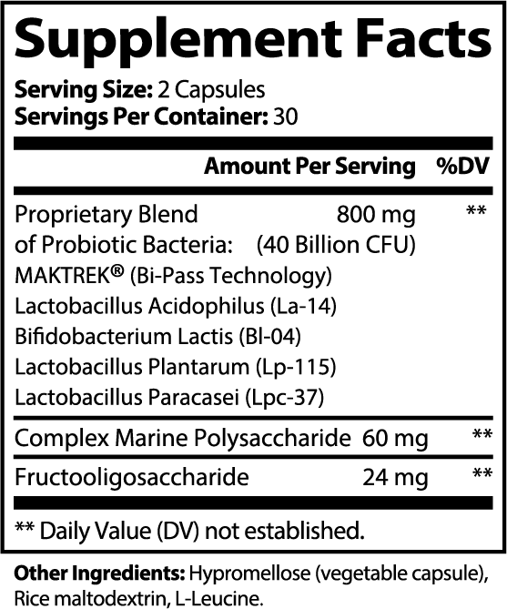 Probiótico 40B + Mezcla Prebiótica™